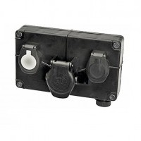 Razdelilna doza hella s priklopom zadaj, kutija za elektriko prikolice